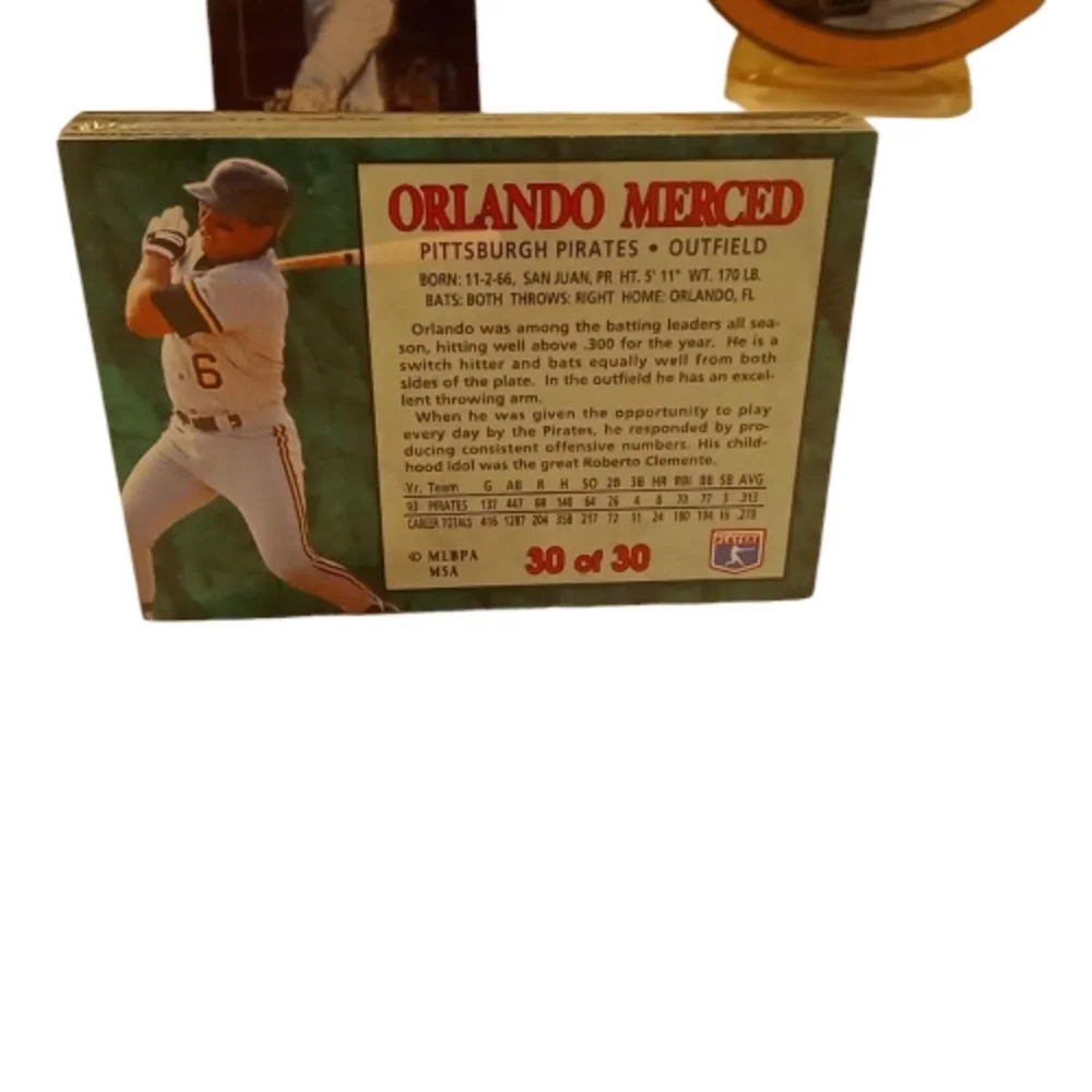 Baseball Player Trading Cards Set